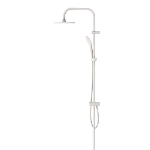 Душевая стойка Damixa Jupiter 977000200 настенная цвет белый - фото 4