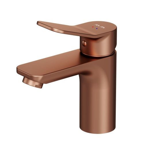 Смеситель Am.Pm X-Joy F85A02144 на раковину розовое золото - фото 2