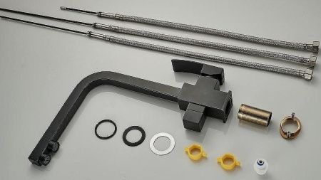 Смеситель для кухни ALMAes Rona AS-875-05 на мойку черный