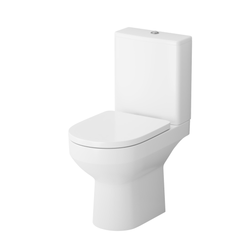 Унитаз напольный с бачком Am.Pm Spirit V2.0 C708600SC белый с сиденьем микролифт душевой смыв - фото 2