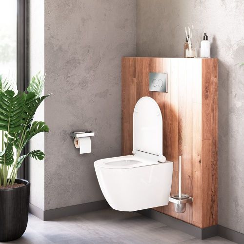 Унитаз подвесной Damixa Apollo DX22C1700SC белый с сиденьем микролифт безободковый каскадный смыв - фото 5