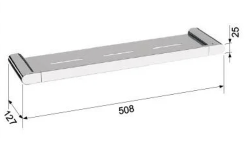 Полка в ванную комнату Remer Lounge LN20VO - фото 2