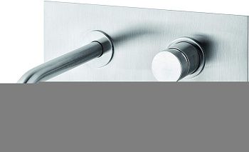 Смеситель для раковины Paffoni Light LIG105ST встраиваемый в стену нержавеющая сталь