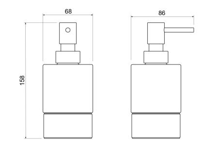 Дозатор Aquatek ЛИРА AQ4429CR