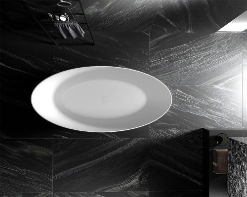 Ванна акриловая Abber AB9374-1.8 180х85 отдельностоящая овальная с каркасом - фото 4