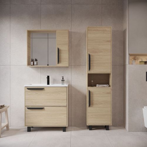 Шкаф-пенал Viant КЕЛЬН VKEL450SD-PEN 50х180 напольный цвет бежевый - фото 4