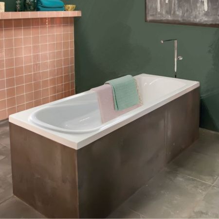 Ванна акриловая Aquanika Optima A1017075006 170х75 пристенная прямоугольная