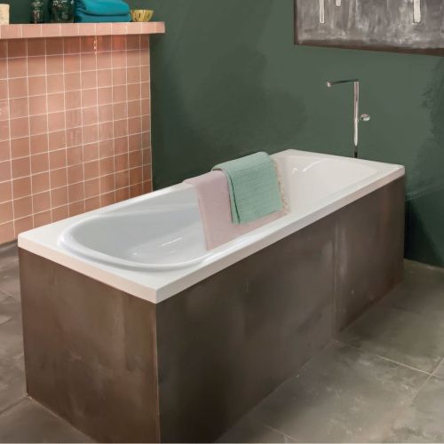 Ванна акриловая Aquanika Optima A1017075006 170х75 пристенная прямоугольная - фото 2