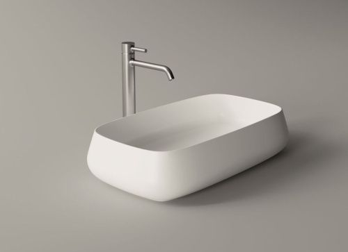 Раковина керамическая Alice Nur 33250101 60х40 накладная цвет белый - фото 3