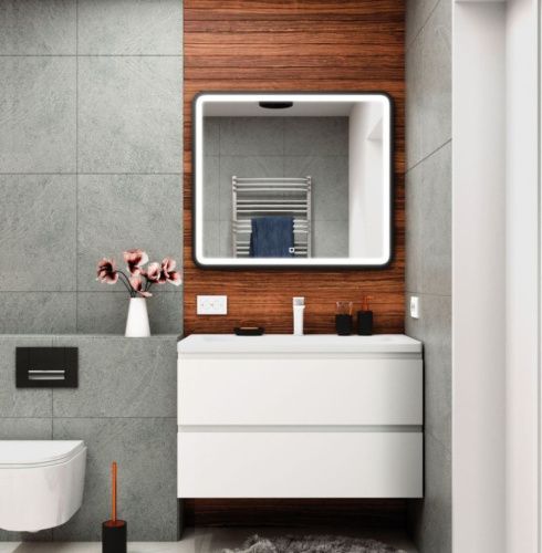 Тумба под раковину Art&Max BIANCHI AM-Bianchi-900-2C-SO-BL 90х50 подвесная цвет белый