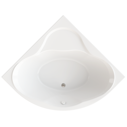 Ванна акриловая Тритон Грация Щ0000048049 140х140 угловая четверть круга без каркаса - фото 2