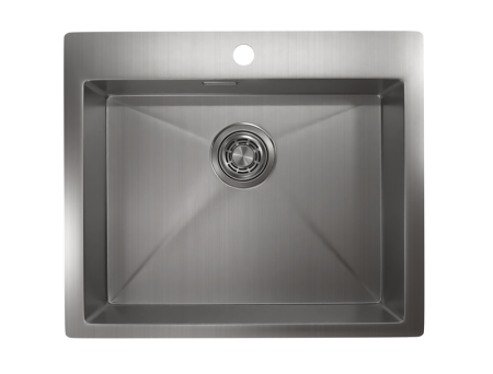 Кухонная мойка Granula 5951, СТАЛЬ САТИН 60х50 цвет нержавеющая сталь поверхность матовая