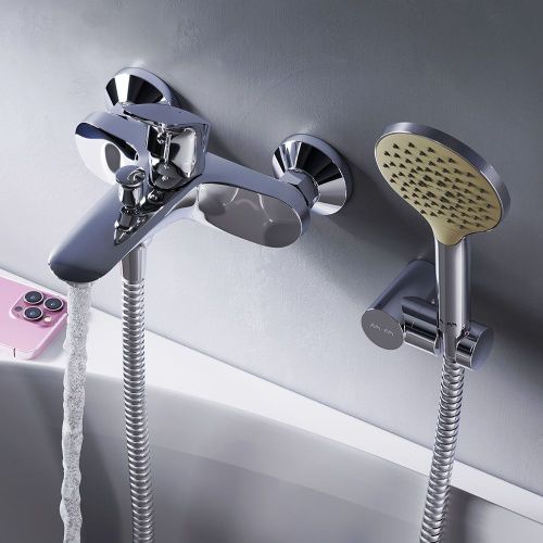 Смеситель для ванны и душа Am.Pm Like F8015000 настенный хром - фото 3