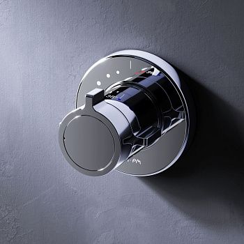 Смеситель для душа Am.Pm X-Joy F85A65600 встраиваемый в стену хром с термостатом