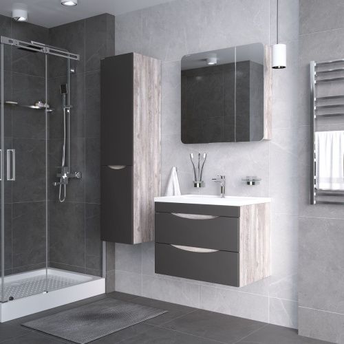 Раковина из искусственного камня Madera Classica 4627173210188 80х50 накладная цвет белый - фото 3