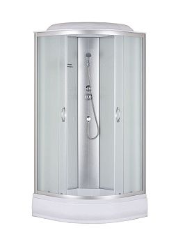 Душевая кабина Taliente TA-9091M 90х90 четверть круга с крышей ориентация универсальная