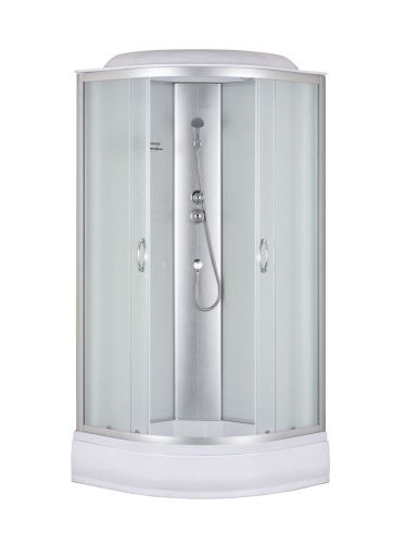 Душевая кабина Taliente TA-9091M 90х90 четверть круга с крышей ориентация универсальная