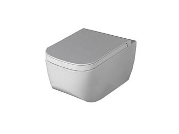 Чаша унитаза подвесная Hatria NEXT Y1F101 цвет белый без сиденья безободковая душевой смыв