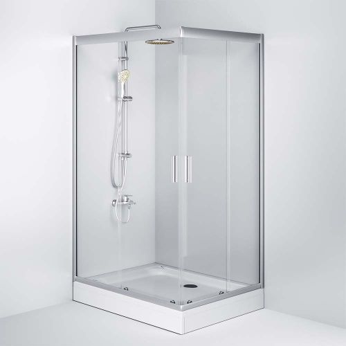 Душевой уголок Am.Pm Gem W90G-404-120290-MT 120х90 стекло прозрачное профиль хром без поддона - фото 5