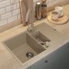 Кухонная мойка Uperwood Quartz Premium UPD-05 3910202117 80х50 цвет бежевый поверхность матовая