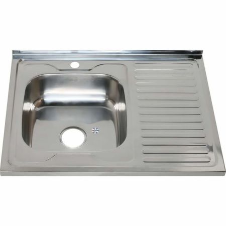 Кухонная мойка Melana 016 t L (*10) 80х60 цвет хром