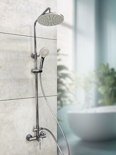 Душевая стойка AltroBagno Intento AltroBagnoIntento030104Cr настенная цвет хром - фото 2