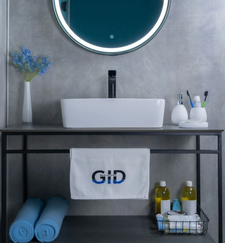 Раковина керамическая Gid Geométrico 51176 50х40 накладная цвет белый 1 отверстие под смеситель - фото 3