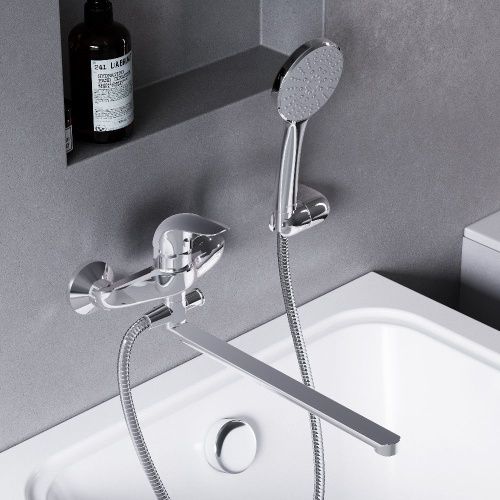 Смеситель для ванны и душа Damixa Eclipse 319500001 настенный хром