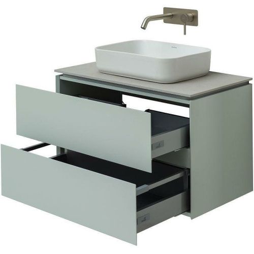 Тумба под раковину Allen Brau Infinity 1.21001.PWM 80х50 подвесная цвет зеленый - фото 5