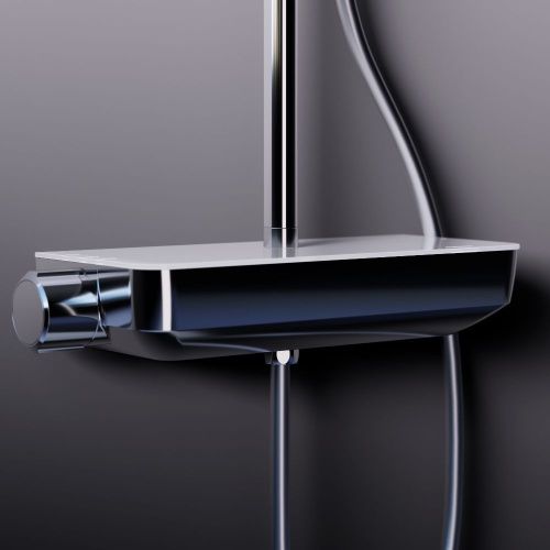 Душевая стойка Damixa Scandinavian Pure 936780000 настенная цвет хром - фото 5