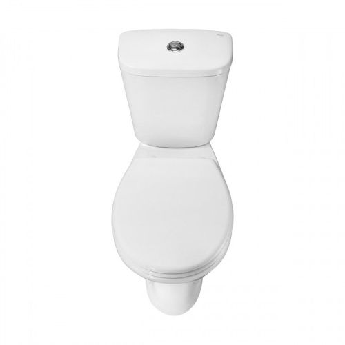 Унитаз-компакт напольный с бачком Santeri Pro 1P2155S0000BF белый с сиденьем каскадный смыв - фото 2