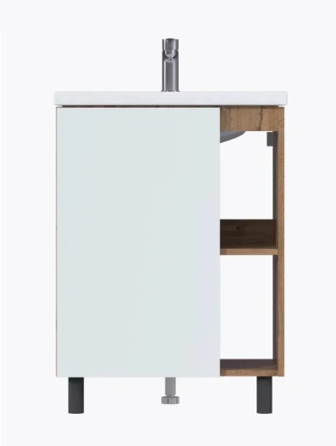 Тумба с раковиной 1MarKa Orlan Ц0000026839 60х40 напольная цвет белый - фото 3