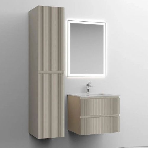 Тумба под раковину Sancos SNOB T SNT60CE 60х40 подвесная цвет бежевый - фото 4