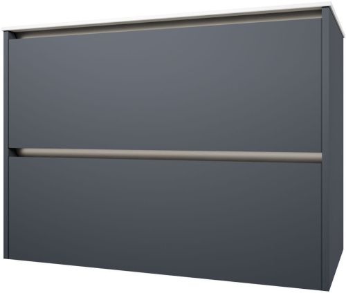 Тумба под раковину Allen Brau Activity 1.34013.BGM 90х50 подвесная цвет синий - фото 2