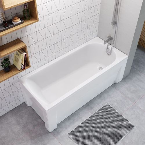 Ванна акриловая Timo MIKA MIKA1870 180х70 пристенная прямоугольная без каркаса - фото 4