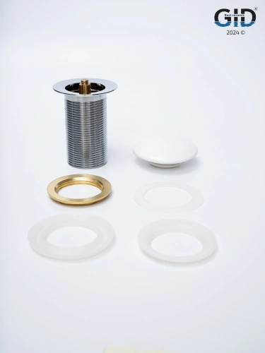 Донный клапан Gid Minucia 74403K белый - фото 3