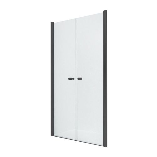 Душевая дверь New Trendy NEW SOLEO Black D-0215A 90х195 стекло прозрачное профиль черный