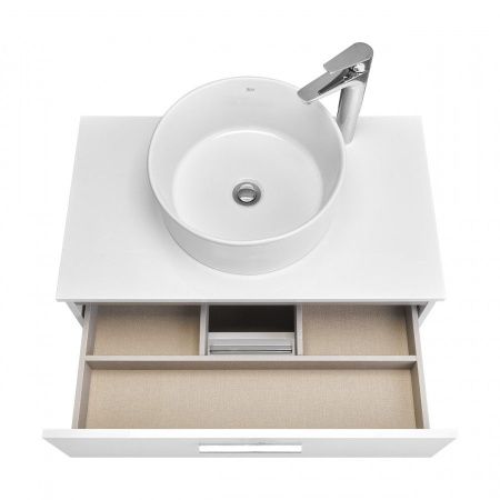 Тумба под раковину Roca Victoria A857470806 80х50 подвесная цвет белый