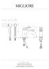 Смеситель Migliore LAGUNA 26082 на раковину хром
