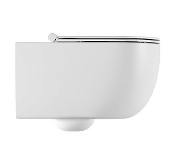 Унитаз подвесной Alice Unica 32240119 серый с сиденьем безободковый