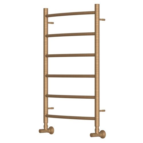 Полотенцесушитель водяной Point Афина PN04158BR 55х80 бронза - фото 3