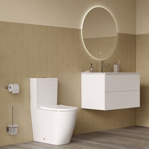 Унитаз-компакт напольный с бачком IDDIS Slide SLIRDSEi24 белый с сиденьем микролифт безободковый смыв торнадо - фото 2