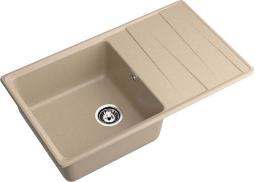 Кухонная мойка Granfest Level LV-860L песочный 85х50 цвет бежевый поверхность матовая - фото 2