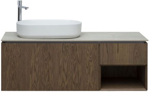 Тумба под раковину Allen Brau Infinity 1.21006.NO 120х50 подвесная цвет коричневый - фото 5