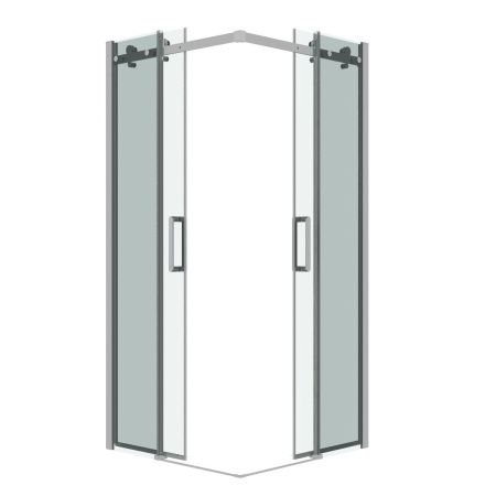 Душевой уголок Grossman Classic 300.K33.04.1010.10.00 100х100 стекло прозрачное профиль хром без поддона