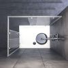 Душевой уголок Am.Pm Gem W90G-404-120290-MT 120х90 стекло прозрачное профиль хром без поддона