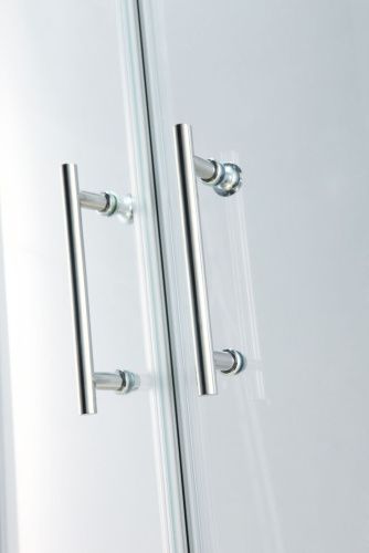 Душевой уголок Cezares MOMENTO MOMENTO-R-2-90-C-Cr 90х90 стекло прозрачное профиль хром без поддона - фото 2