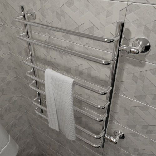 Полотенцесушитель водяной Тругор Идеал Идеал3/ПМ508050 55х80 хром - фото 4