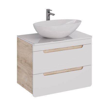 Тумба под раковину LeMark Olivia LM08OL80T 80х40 подвесная цвет белый