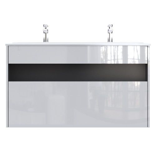 Тумба под раковину Am.Pm Func M8FFUX1201WG 120х50 подвесная цвет белый - фото 2